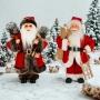 SANTA NAVIDEÑO DECORATIVO MULTICOLOR PLÁSTICO 40 CM DISPONIBLE EN 2 ESTILOS DIFERENTES