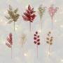 FOLLAJE NAVIDEÑO DECORATIVO 900 CM BRILLANTE ROJO / DORADO DISPONIBLE 8 ESTILOS DIFERENTES