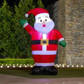 INFLABLE NAVIDEÑO SANTA 1.07M