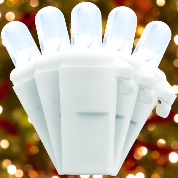 LUCES NAVIDEÑAS MICRO LLUVIA LED BLANCO FRÍO 5.58 M 200 LUCES