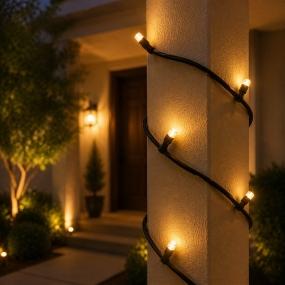 LUCES NAVIDEÑAS LED BLANCO CÁLIDO 8.2 M 100 LUCES