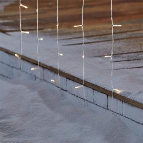 LUCES NAVIDEÑAS EN CORTINA LED BLANCO CÁLIDO 3 M 600 LUCES
