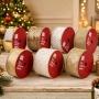 LISTÓN NAVIDEÑO 7 CM X 15 M BRILLANTE TONOS DORADOS DISPONIBLE EN 7 ESTILOS DIFERENTES