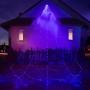 ADORNO DE HALLOWEEN TELARAÑA CON LUZ LED 3.6 M