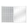 VENTANA CORREDIZA DE ALUMINIO 150 X 100 IZQUIERDA A DERECHA BLANCO