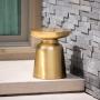 TABURETE DE JARDÍN 41.5 CM METALICO DORADO