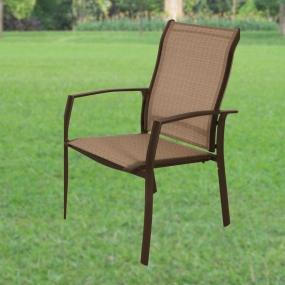 SILLA SLING OVERSIZED PLÁSTICO CAFÉ
