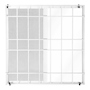 VENTANA CORREDIZA DE ALUMINIO 90 X 90 CM IZQUIERDA A DERECHA BLANCO