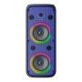BAFLE DOBLE DE 8 600 W PMPO PROFESIONAL BLUETOOTH CON BATERÍA RECARGABLE Y LUZ LED