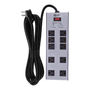 BARRA MULTICONTACTO CON SUPRESOR DE PICOS PARA 10 CONTACTOS COMMERCIAL ELECTRIC