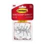 COMMAND PACK GANCHO BLANCO PEQUEÑO, 12 GANCHOS, USO INTERIORES
