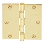 BISAGRA DE CABEZA PLANA 8.89 X 8.89 CM DORADO 2 PIEZAS