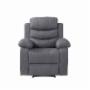 SILLÓN RECLINABLE 1 PERSONA MIDTOWN CONCEPT TELA GRIS