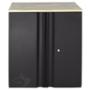 GABINETE PARA HERRAMIENTAS METALICO CON 2 PUERTAS Y BLOQUEO NEGRO 96X68.5X101.6 CM