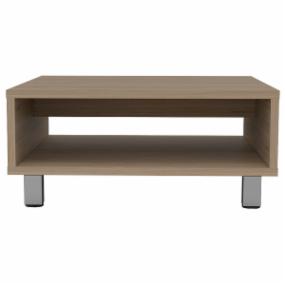 MESA DE CENTRO DECORATIVA ECLIPSE MDF 60 X 60 X 26.9 CM ROVERE