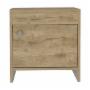BURÓ COLORE MDF MACADAMIA BLANCO 1 CAJÓN MODERNO ORGANIZADOR