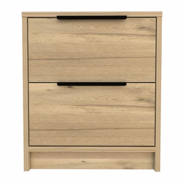 BURÓ KAIA MDF DUNA BLANCO 2 CAJONES ESTILO MODERNO ALMACENAMIENTO FUNCIONAL