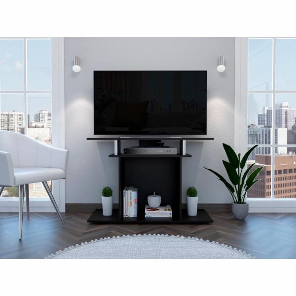 MUEBLE PARA TV PARA 40 PULGADAS MDF WENGUE 99.5 X 40.3 X 68.4 CM