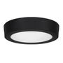 LÁMPARA DE TECHO LED DE SOBREPONER CCT TECHO CIRCULAR 6" 12 W NEGRA MATE