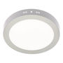LÁMPARA DE TECHO EMPOTRABLE LED CCT DE TECHO CIRCULAR 8" 18 W NÍQUEL