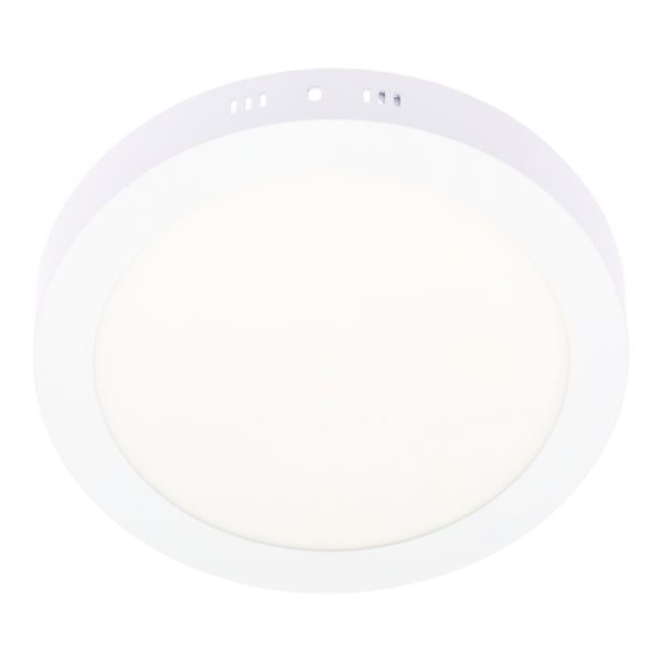 LÁMPARA DE TECHO EMPOTRABLE LED CCT PARA TECHO CIRCULAR 8" 18 W BLANCA