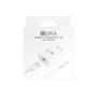 COMBO CARGADOR USB 2.4 A BLANCO