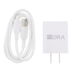 COMBO CARGADOR V8 BLANCO