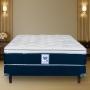 COLCHÓN KING SIZE FRIENDLY DE RESORTES INTERMEDIO EURO TOP HIPOALERGÉNICO DE 38 CM