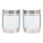 ARBOTANTE DE MURO INCANDESCENTE E26 CONECTADO 40 W 1 LUZ LUZ CÁLIDA IP44 PLATA