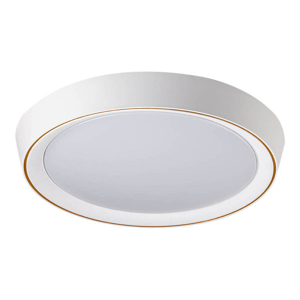 PLAFÓN ILUMINADO LED SOBREPONER CIRCULAR 18 W BLANCO AHORRO ENERGIA INTERIOR