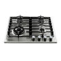 PARRILLA GAS LP Y NATURAL 60 CM ENCENDIDO ELECTRONICO PLATA