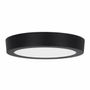 LÁMPARA DE TECHO LED CCT DE SOBREPONER REDONDA 8" 18 W NEGRA