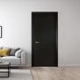 PUERTA INTERIOR SEMISOLIDA 90 X 213 CM CHOCOLATE AJUSTE EXPRESS
