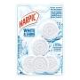 HARPIC WHITE SHINE PASTILLAS ACUATICAS CON CLORO, 5 PIEZAS