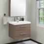 MUEBLE PARA BAÑO FLOTANTE OPORTO 24" DAKOTA MADERA CONTRACHAPADA CON LAVABO