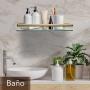 REPISA DECORATIVA TRENDY LOFT 5 X 38.5 X 11.5 CM