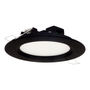LÁMPARA DE TECHO EMPOTRABLE LED REDONDA 4" 6 W NEGRA LUZ NEUTRA