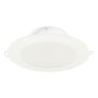 LÁMPARA DE TECHO EMPOTRABLE LED REDONDA LUNA 6" 8 W BLANCA MATE LUZ FRÍA