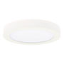 LÁMPARA DE SOBREPONER LED 2850 K PARA TECHO REDONDA 10" 18 W BLANCA MATE