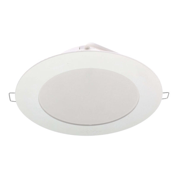 LÁMPARA DE TECHO EMPOTRABLE LED REDONDA 6" 11 W BLANCA