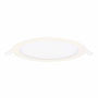 LÁMPARA DE TECHO EMPOTRABLE LED REDONDA 10" 18 W BLANCA
