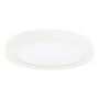 LÁMPARA DE SOBREPONER LED 6000 K PARA TECHO REDONDA 10" 18 W BLANCA MATE