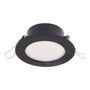 LÁMPARA DE TECHO EMPOTRABLE LED REDONDA 3" 4 W NEGRA MATE