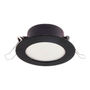 LÁMPARA DE TECHO EMPOTRABLE LED TECHO REDONDA 3" 4 W NEGRA
