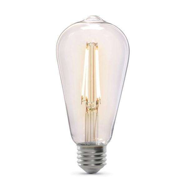 FOCO LED E26 ST19 LUZ CÁLIDA 8.8 W / 60 W 1 PIEZA