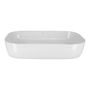 OVALÍN PARA BAÑO DE SOBREPONER BLANCO RECTANGULAR 65 X 39.5 CM VENEZIA