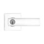 MANIJA PARA PUERTA REVERSIBLE CROMO PULIDO LATÓN Y ACERO PARA ENTRADA