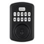 CERRADURA ELECTRÓNICA 250 DIGITAL REVERSIBLE NEGRO MATE CON CÓDIGO Y LLAVE