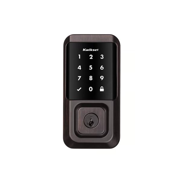 CERROJO ELECTRÓNICO HALO WI-FI REVERSIBLE BRONCE VENECIANO CON CÓDIGO Y LLAVE