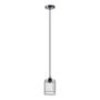 LÁMPARA COLGANTE CLÁSICO PE6506HM VIDRIO TRANSPARENTE 1 LUZ INCANDESCENTE